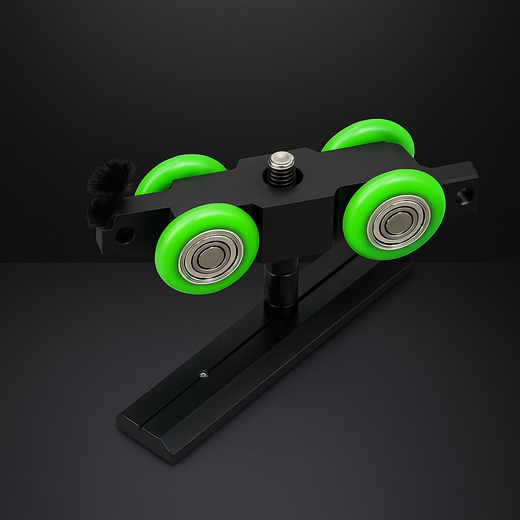 Heavy-Duty Four-Wheel Sliding Door Roller & Track System Hanger (Quiet Operation)