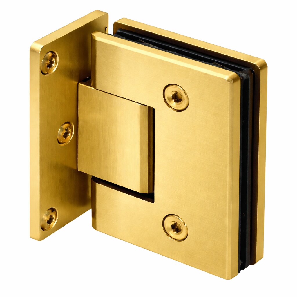 wall to glass 90 of set hinge 3